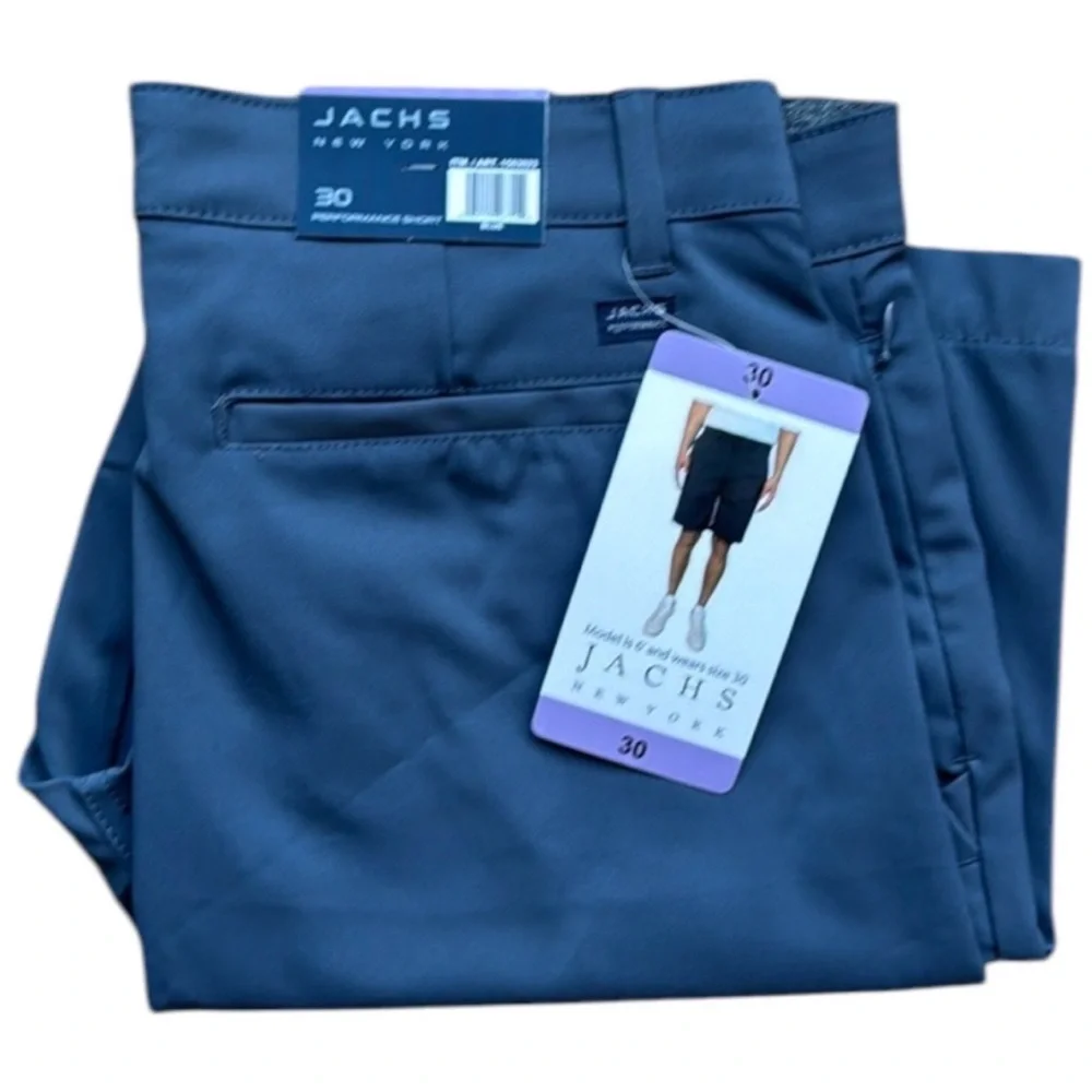 Jachs NY Performance Tech Shorts Blue Size 30 Outdoor Golf Hiking